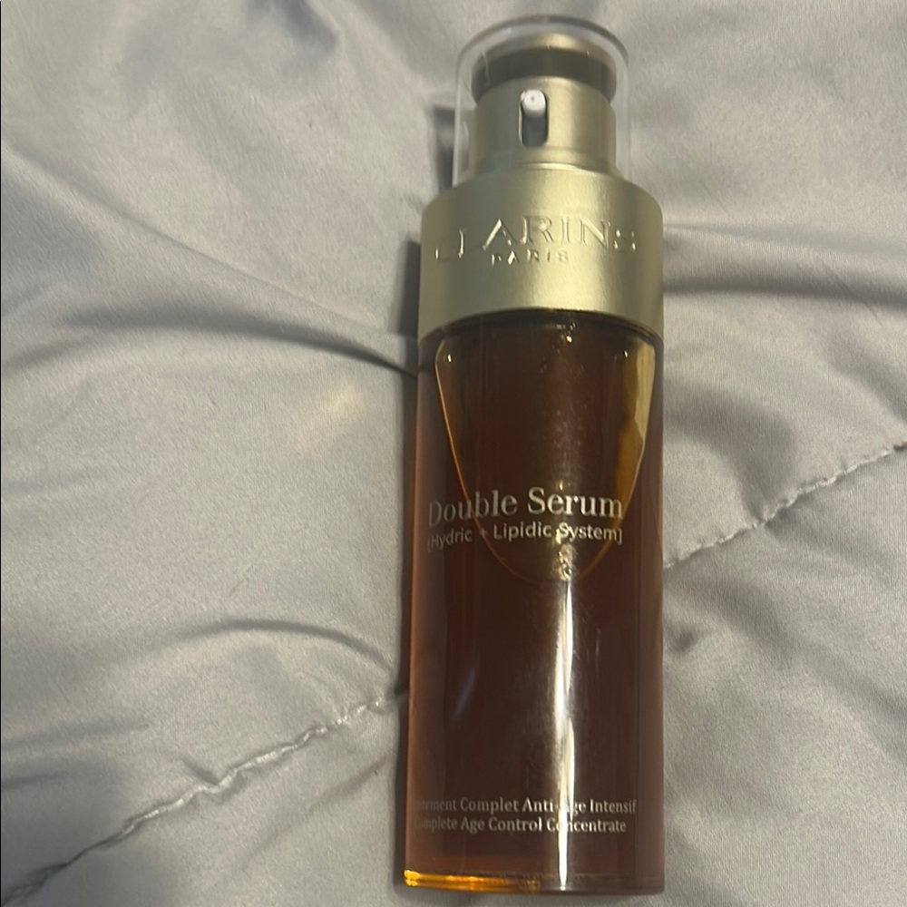 Clarins Double Serum - Amber and Gold Pump Bottle 3.3 fl oz